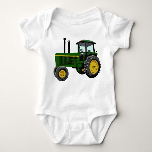 Green Tractor Romper (Voorkant)