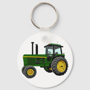 Green Tractor Sleutelhanger