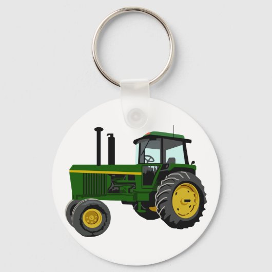 Green Tractor Sleutelhanger (Voorkant)