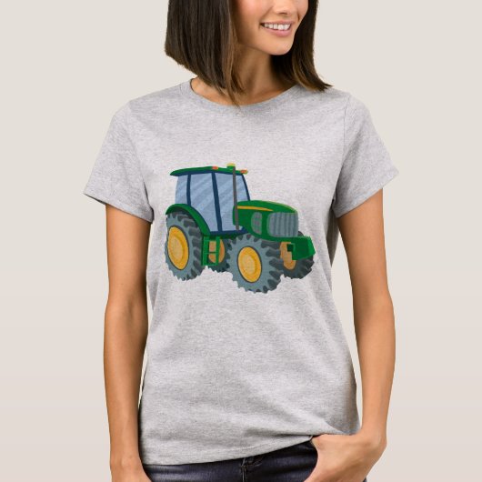 Green Tractor T-Shirt (Voorkant)