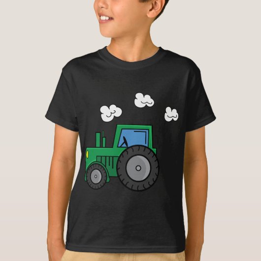 Green Tractor T-shirt (Voorkant)