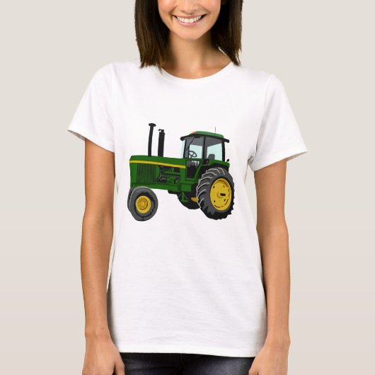 Green Tractor T-shirt (Voorkant)