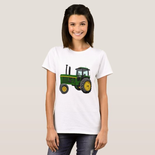 Green Tractor T-shirt (Voorkant volledig)