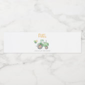 Green Tractor Waterfles Etiket (Enkel label)