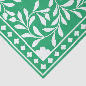 Green Traditional Bone Inlay Decoupage Paper Tissuepapier (Detail)
