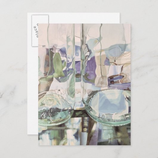 Green Transparency Briefkaart (Voorkant / Achterkant)