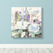 Green Transparency Canvas Afdruk (Insitu (Houten vloer))