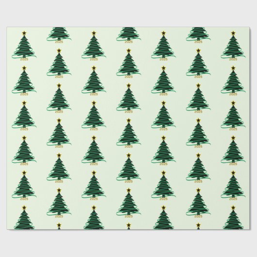 Green Tree Cadeaupapier (Vlak)