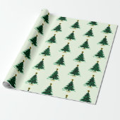 Green Tree Cadeaupapier (Uitgerold)