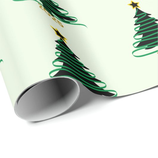 Green Tree Cadeaupapier (Rol Hoek)