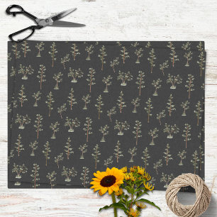 Green Tree Forest-patroon Tissuepapier