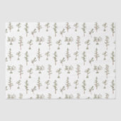 Green Tree Forest Woodland Pattern Tissuepapier (Voorkant)