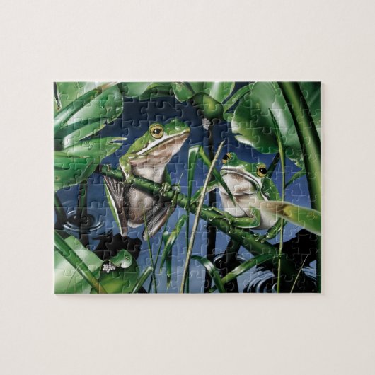 Green Tree Frog Puzzle Legpuzzel (Horizontaal)