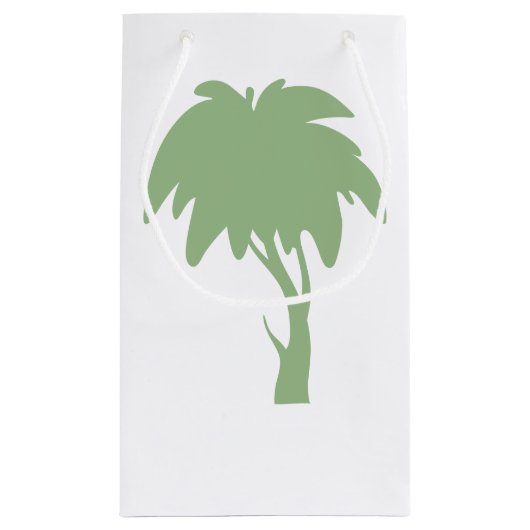 Green Tree Gift Bag Klein Cadeauzakje (Achterkant)