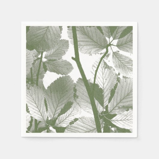 GREEN TREE LEAVES SERVET (Voorkant)