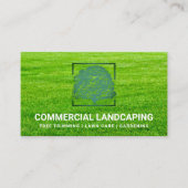 Green Tree Logo | Aanleg van grasland Visitekaartje (Voorkant)
