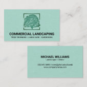 Green Tree Logo | Landschapsarchitectuur Visitekaartje (Voorkant / Achterkant)