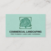 Green Tree Logo | Landschapsarchitectuur Visitekaartje (Voorkant)