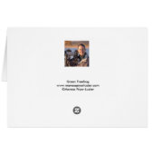 Green Treefrog Kaart (Achterkant Horizontaal)