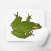 Green Treefrog Mousepad Muismat (Met muis)