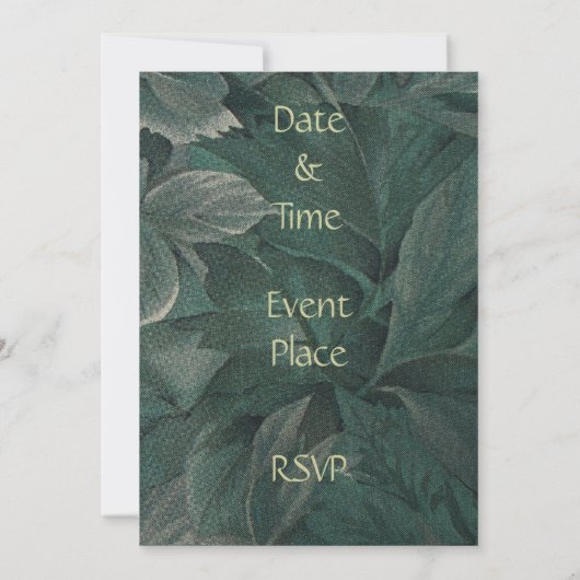 Green Trefoil Cross Kaart (Achterkant)