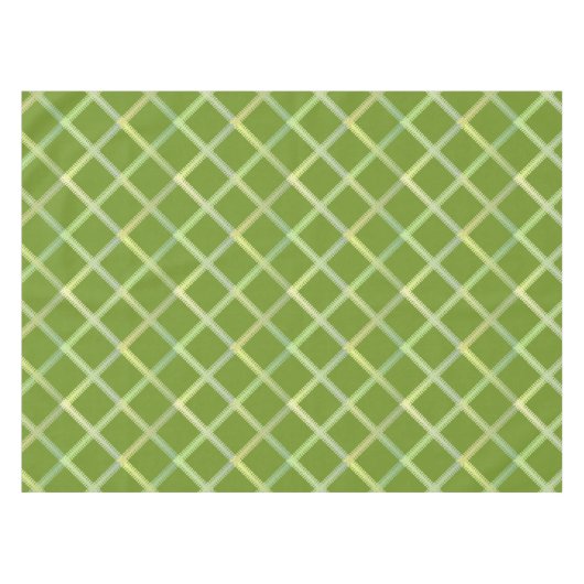 Green Trellis Pattern Tafelkleed (Voorkant (Horizontaal))