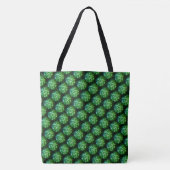 "Green Trellis" schouder Tas (Voorkant)