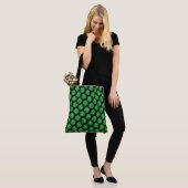 "Green Trellis" schouder Tas (Op model)