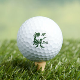 Green Trex de baas Dino Golfballen