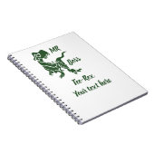 Green Trex de baas Dino Notitieboek (Rechterzijde)