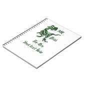Green Trex de baas Dino Notitieboek (Linkerzijde)