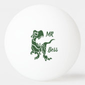 Green Trex de baas Dino Pingpongbal (Achterkant)