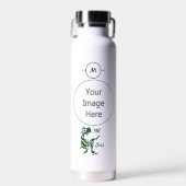 Green Trex de baas Dino Waterfles (Voorkant)