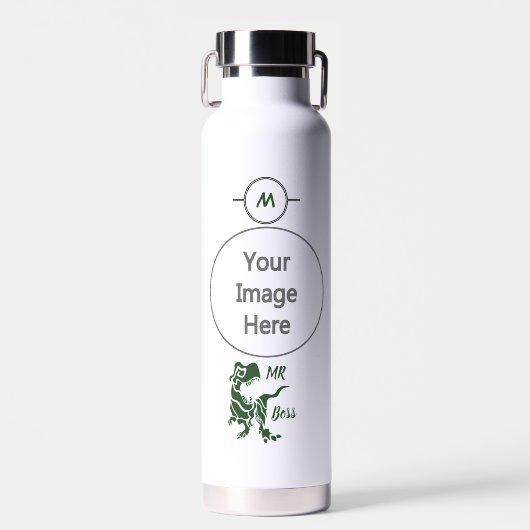 Green Trex de baas Dino Waterfles (Voorkant)