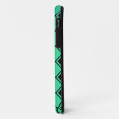 Green Triangle Harlequin Case-Mate iPhone Case (Achterkant/links)
