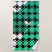 Green Triangle Harlequin Strandlaken (Voorkant)