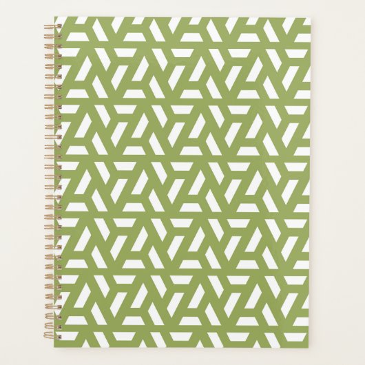Green Triangle Pattern Planner (Voorkant)