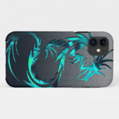 green tribal dragon phone case (Achterkant (horizontaal))