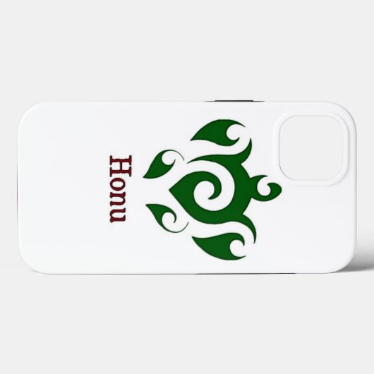 Green Tribal Hawaiian Zee Turtle Case-Mate iPhone Case (Achterkant (horizontaal))