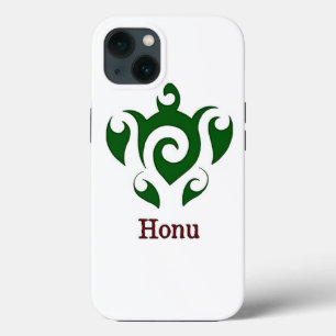 Green Tribal Hawaiian Zee Turtle Case-Mate iPhone Case