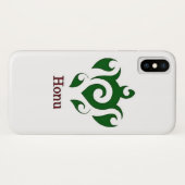 Green Tribal Hawaiian Zee Turtle Case-Mate iPhone Case (Achterkant (horizontaal))