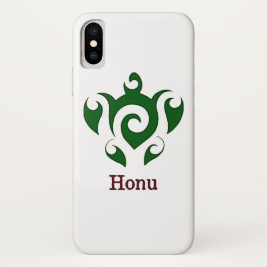Green Tribal Hawaiian Zee Turtle Case-Mate iPhone Case (Achterkant)