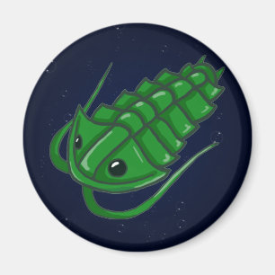 Green Trilobite Magneet