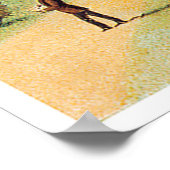 Green Trimmed Victoriaans Manor Poster (Hoek)