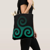 Green Tris Black Tote Bag (Dichtbij)
