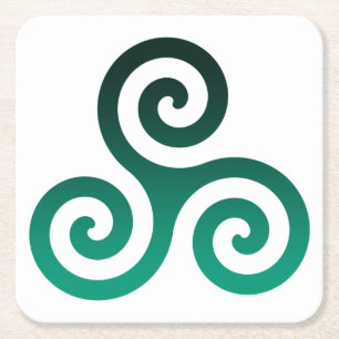 Green Tris Kartonnen Onderzetters