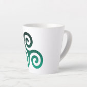 Green Tris Latte Mok (Rechterhoek)