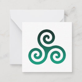 Green Tris Notitiekaartje