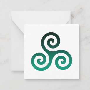 Green Tris Notitiekaartje