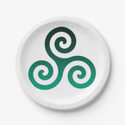 Green Tris Papieren Bordje (Voorkant)